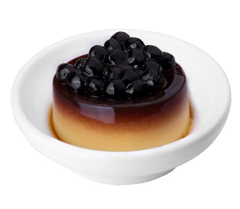 Boba Caramel Pudding