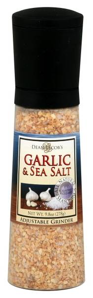 Dean Jacob's Sea Salt, Garlic (9.8 oz)