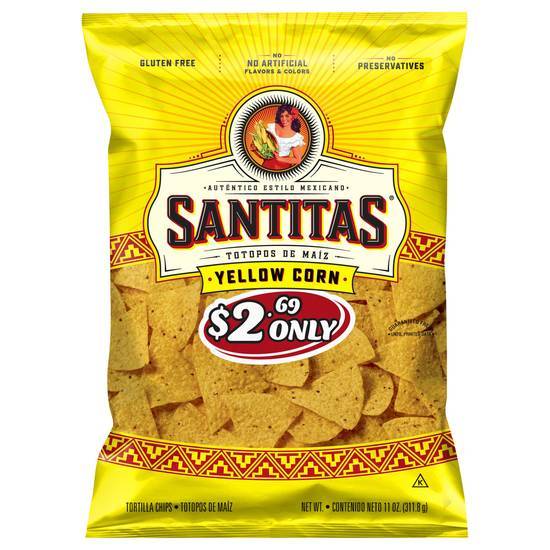 Santitas Tortilla Chips (yellow corn)