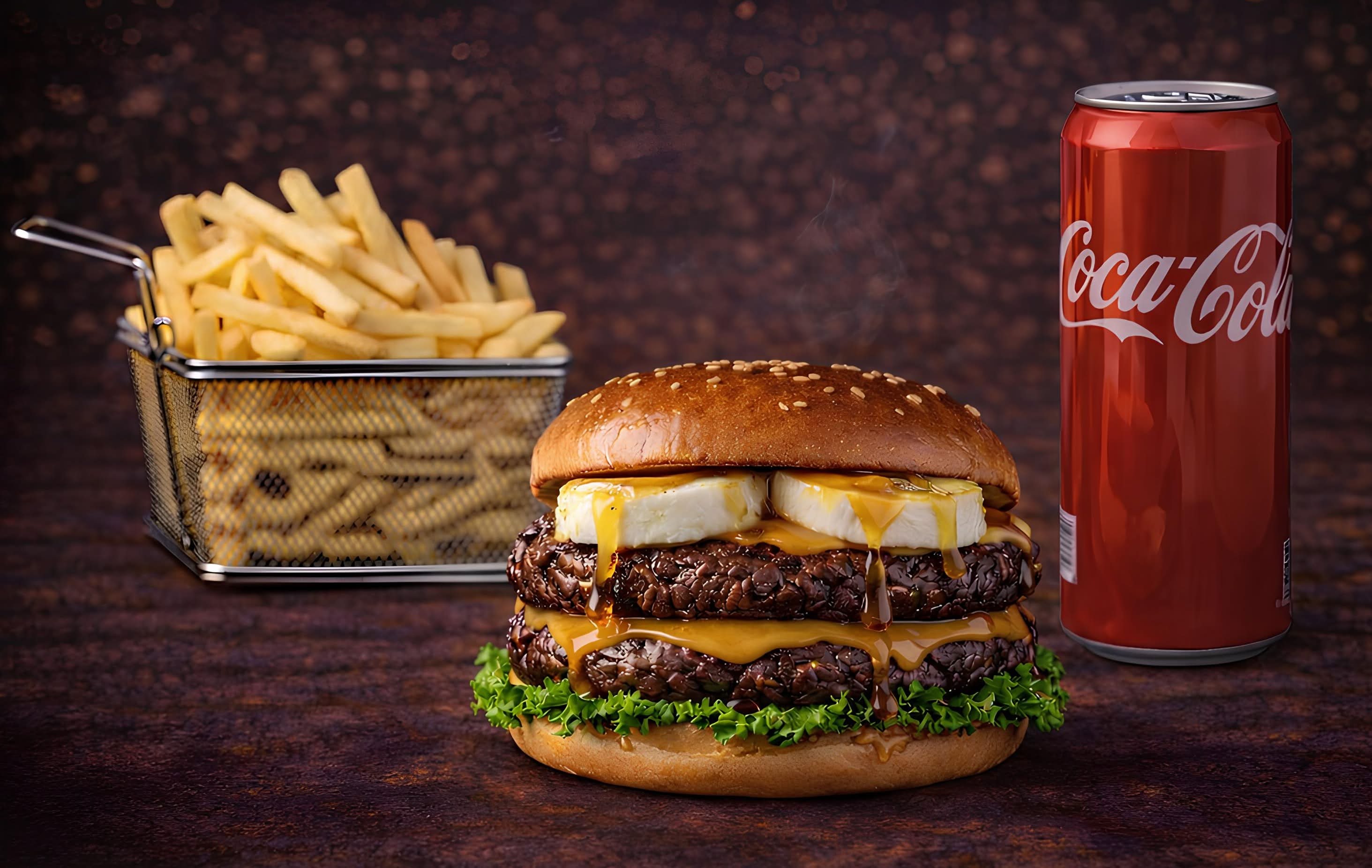 🐝 Burger Sweet & Cheese (Chèvre Miel)