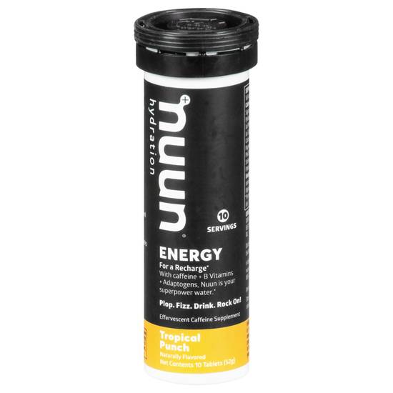 Nuun Tropical Punch Energy Hydration Tablets (10 ct)