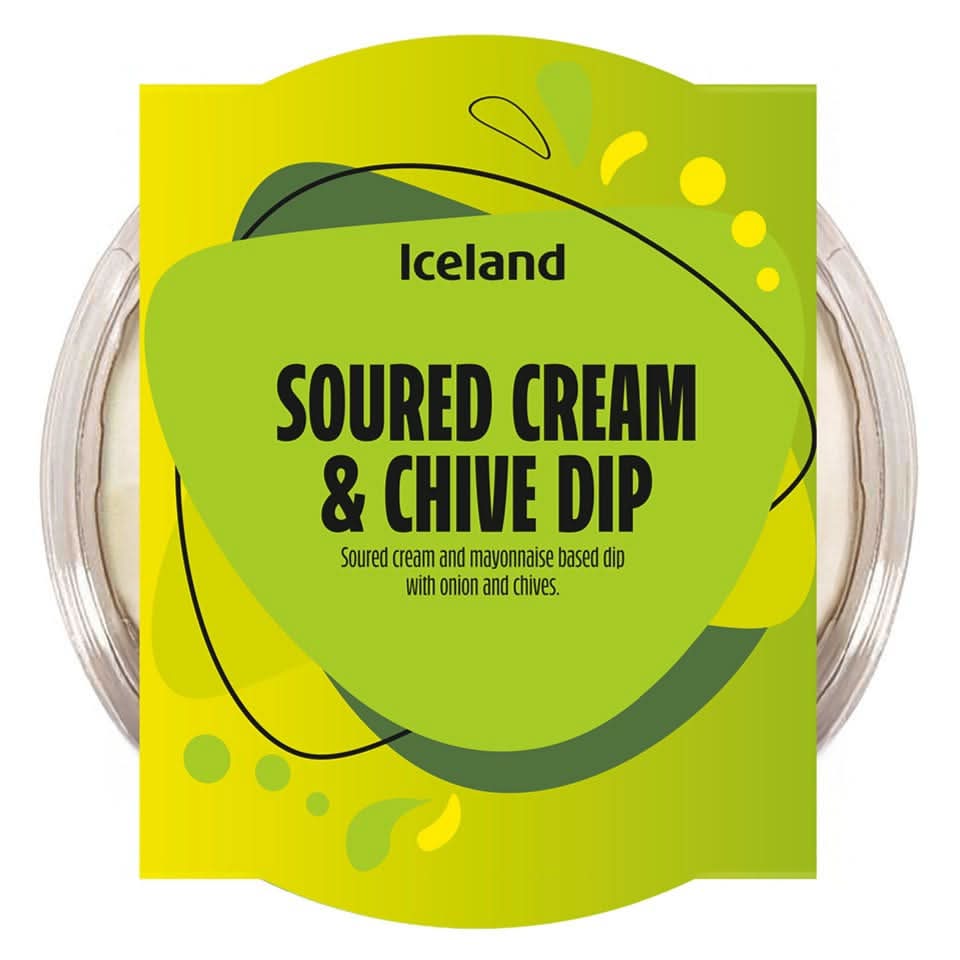 Iceland Soured Cream & Chive Dip (200g)