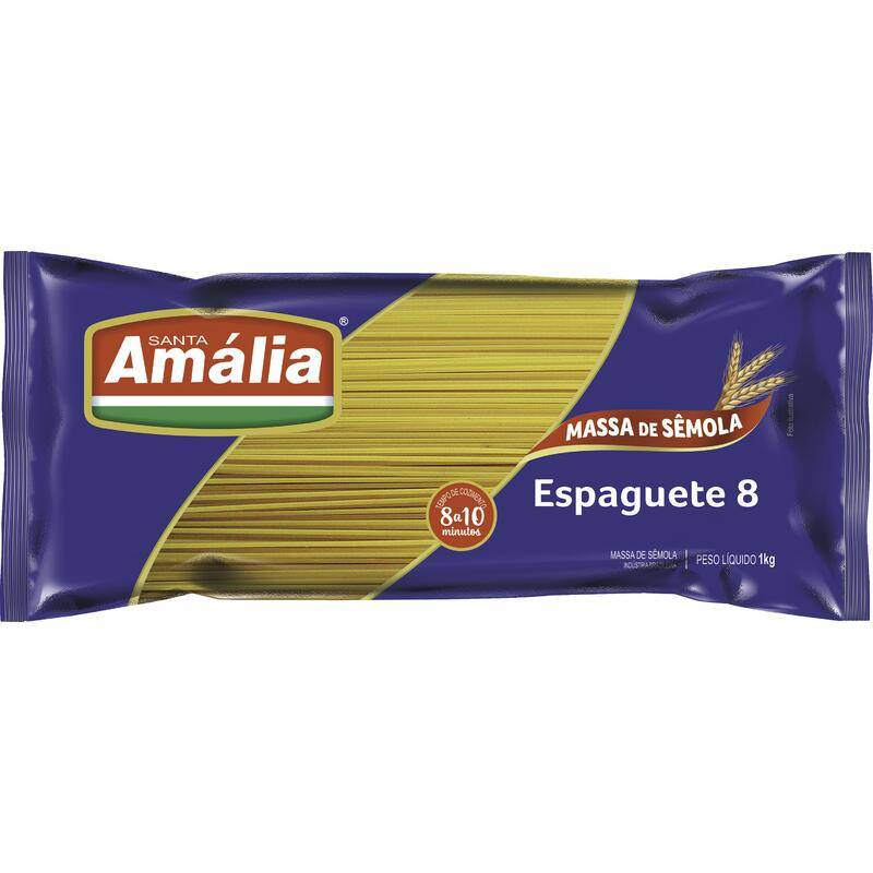 Santa amália macarrão espaguete nº8 (1kg)