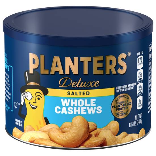 Planters Deluxe Whole Salted Cashews