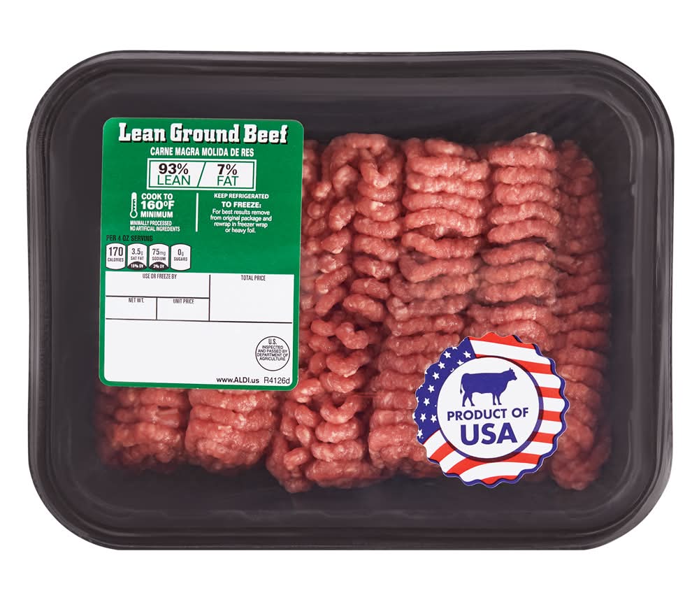 Aldi 93% Lean Ground Beef (4 oz)