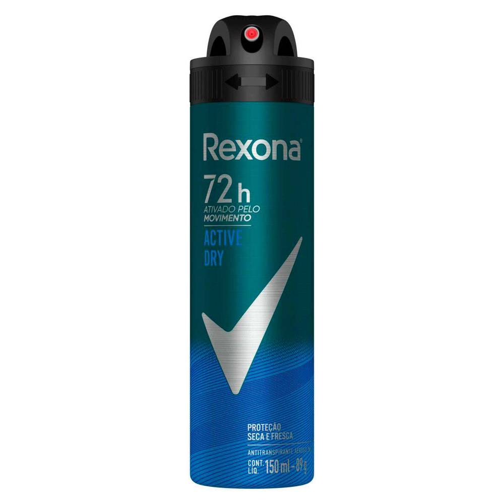 Rexona · Active dry men sesodorante aerossol (150 ml)