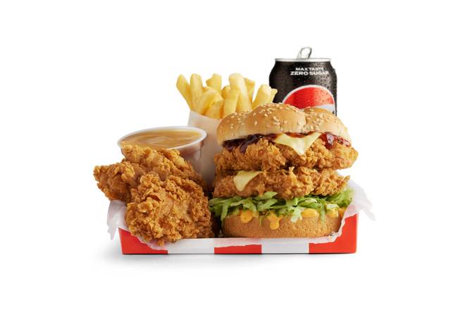 Zinger Stacker® Burger Box Hot & Crispy