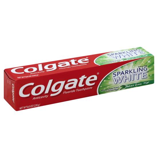 Colgate Sparkling White Anticavity Fluoride Mint Zing Toothpaste
