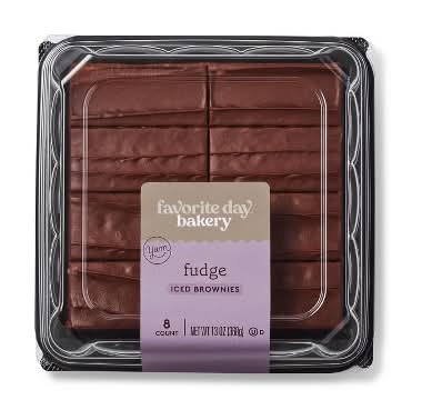 Favorite Day Fudge Iced Brownies (13 oz, 8 ct)
