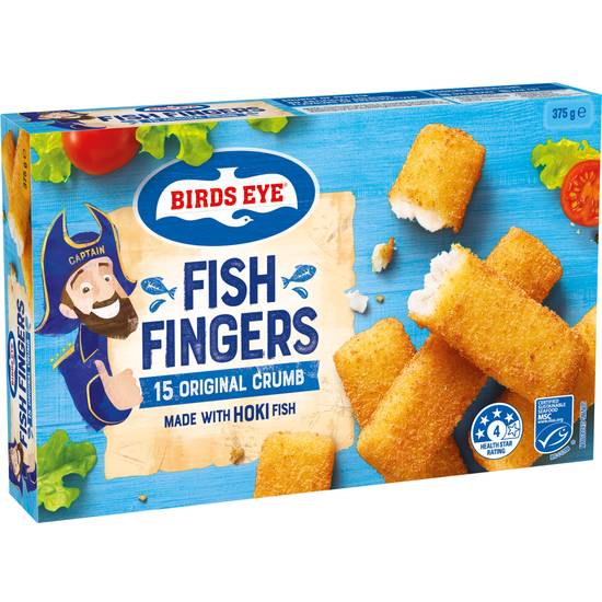 Birds Eye Frozen Fish Fingers 15 Pieces 375g