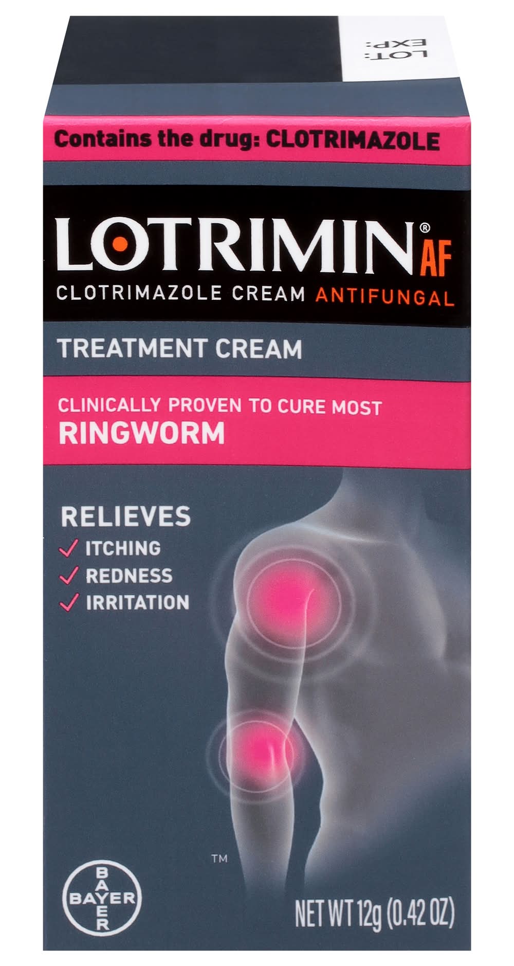 Lotrimin Antifungal Ringworm Treatment Cream (0.42 oz)