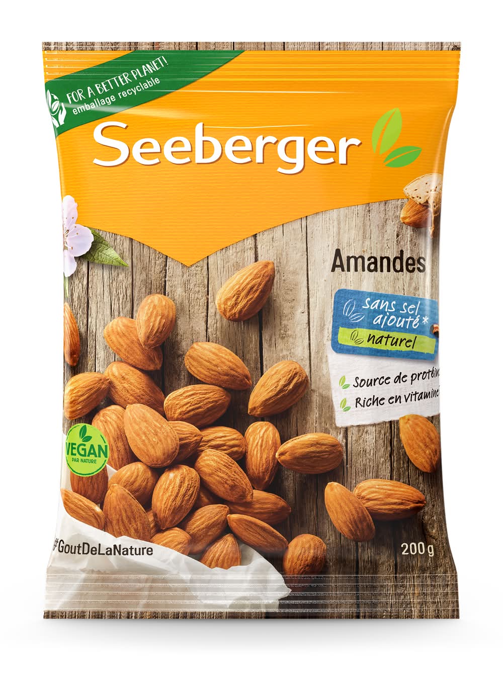 Seeberger - Amandes décortiquées (200g)