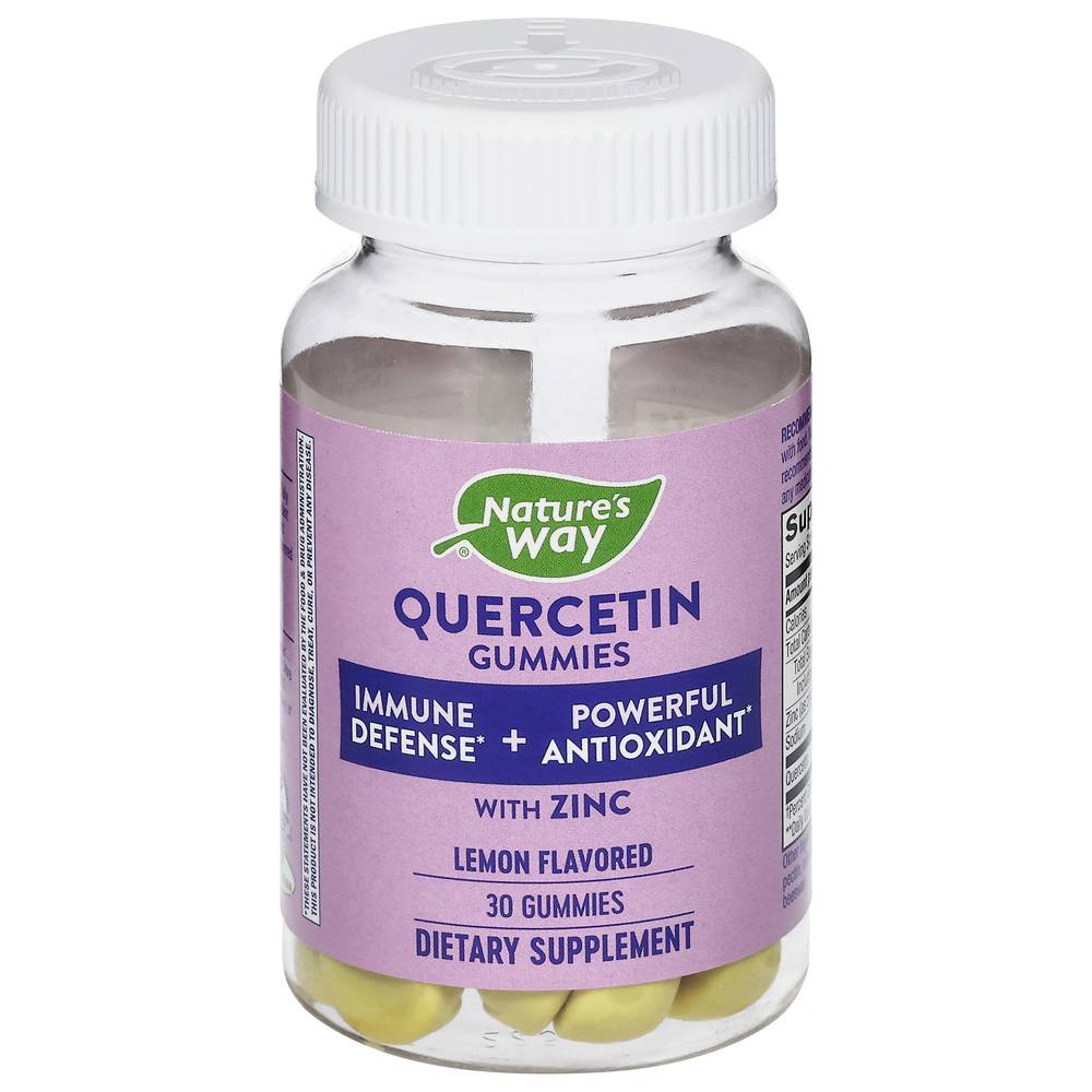 Nature's Way Quercetin Gummies (lemon )