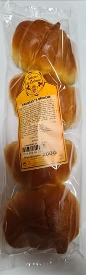 Croissants Brioche 4 Un. Sabores da Colmeia 200 Gr