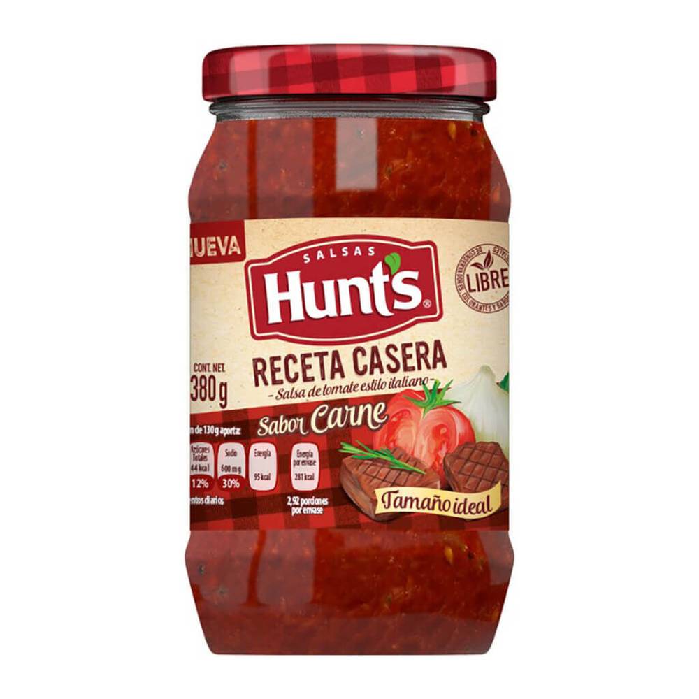 Hunt's · Salsa de tomate sabor carne (380 g)