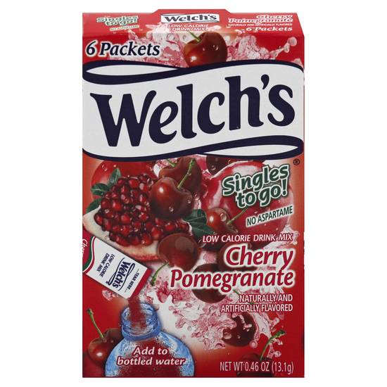 Welch's Cherry Pomegranate Low Calorie Drink Mix (6 packets)
