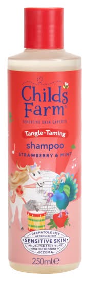 Childs Farm Strawberry-Mint, Tangle Taming Shampoo (250ml)