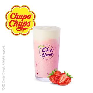 Large Strawberries & Cream Chupa Chups Tea
