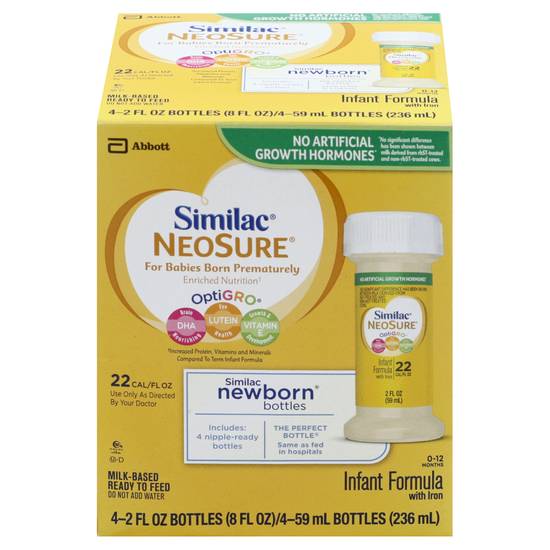 Similac neosure hot sale newborn bottles