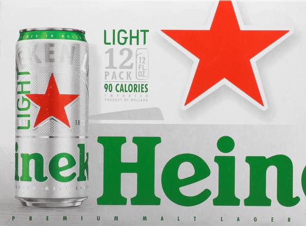 Heineken Light Dutch Pale Lager Beer (12 pack, 12 fl oz)
