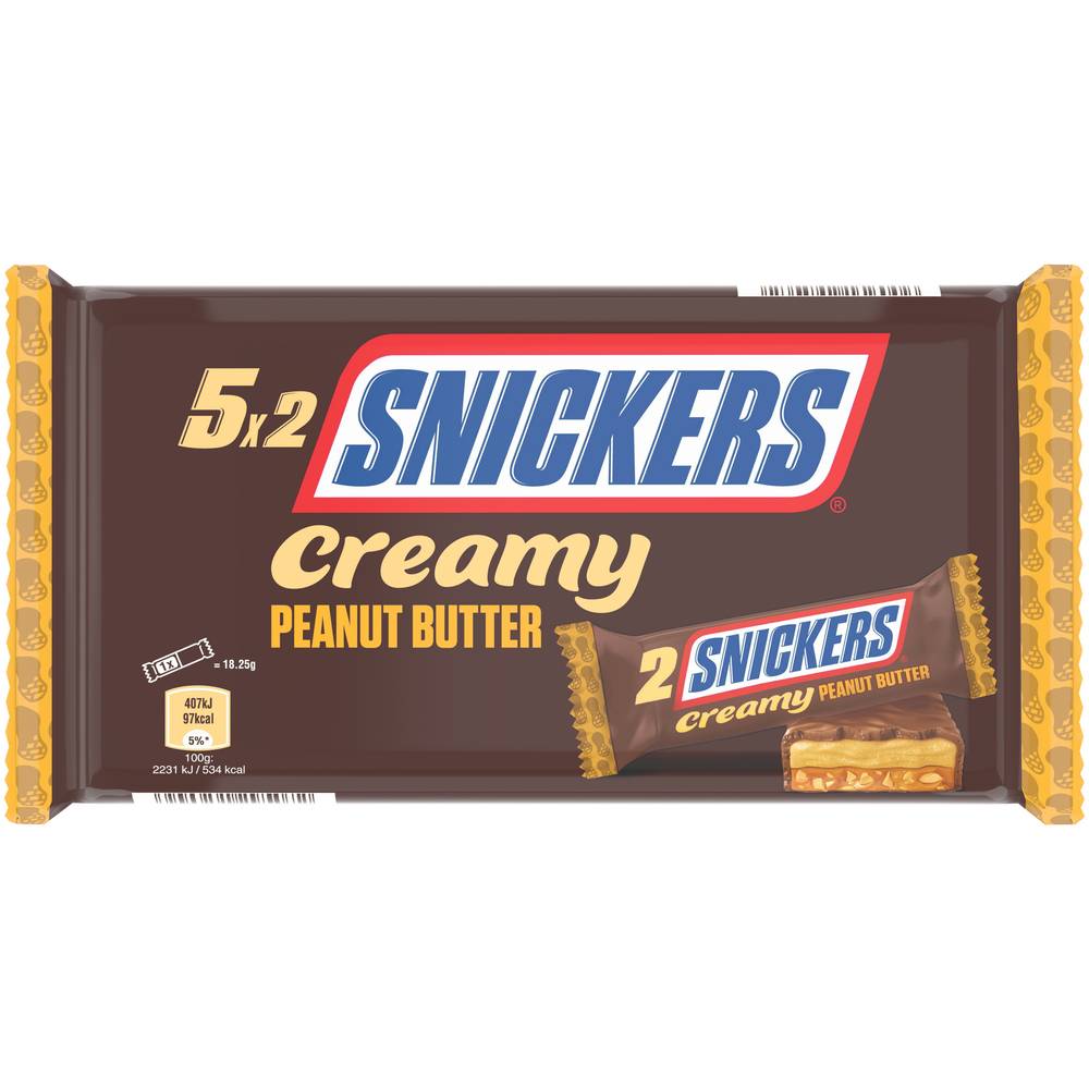 Snickers - Creamy peanut butter (10)