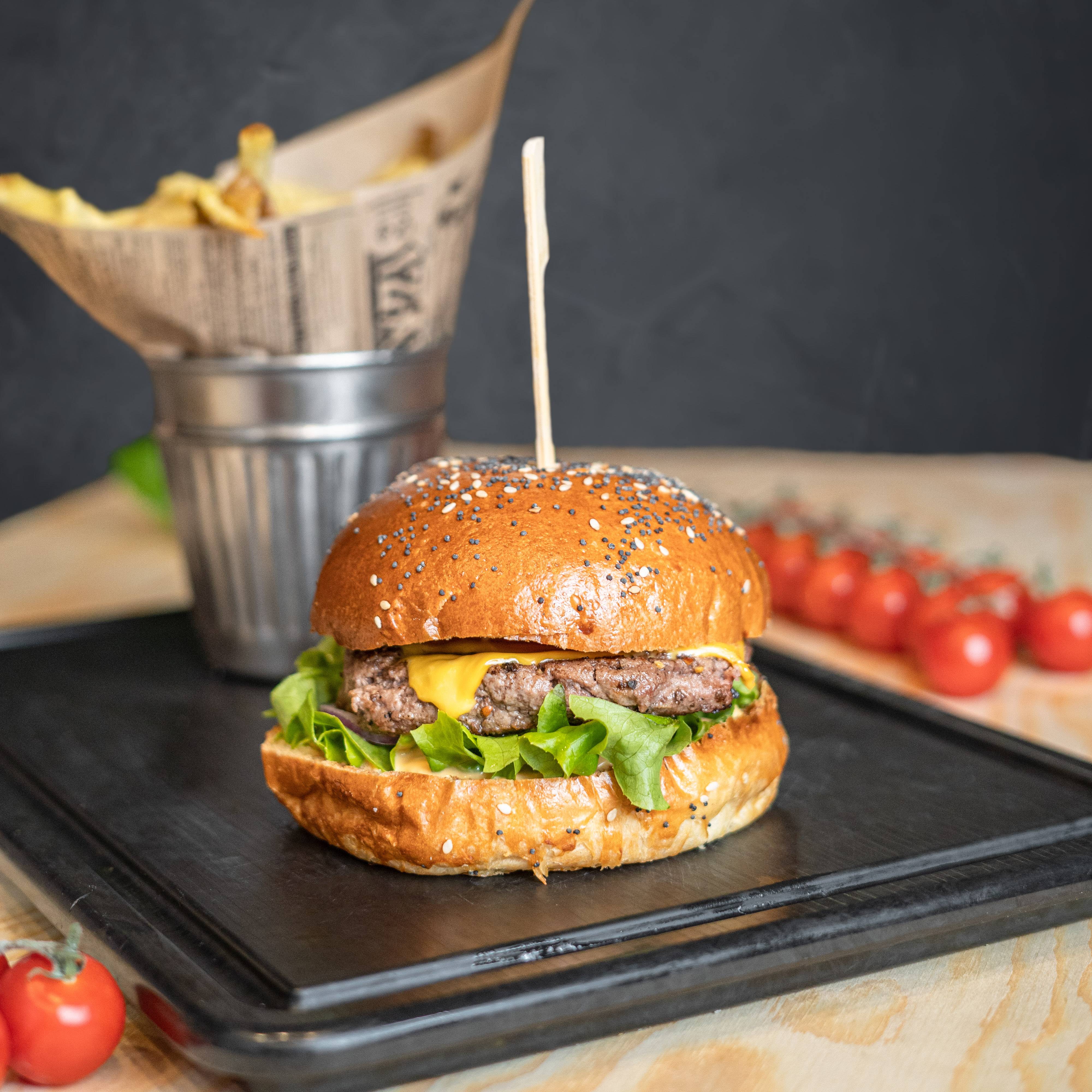 Menu burger butcher