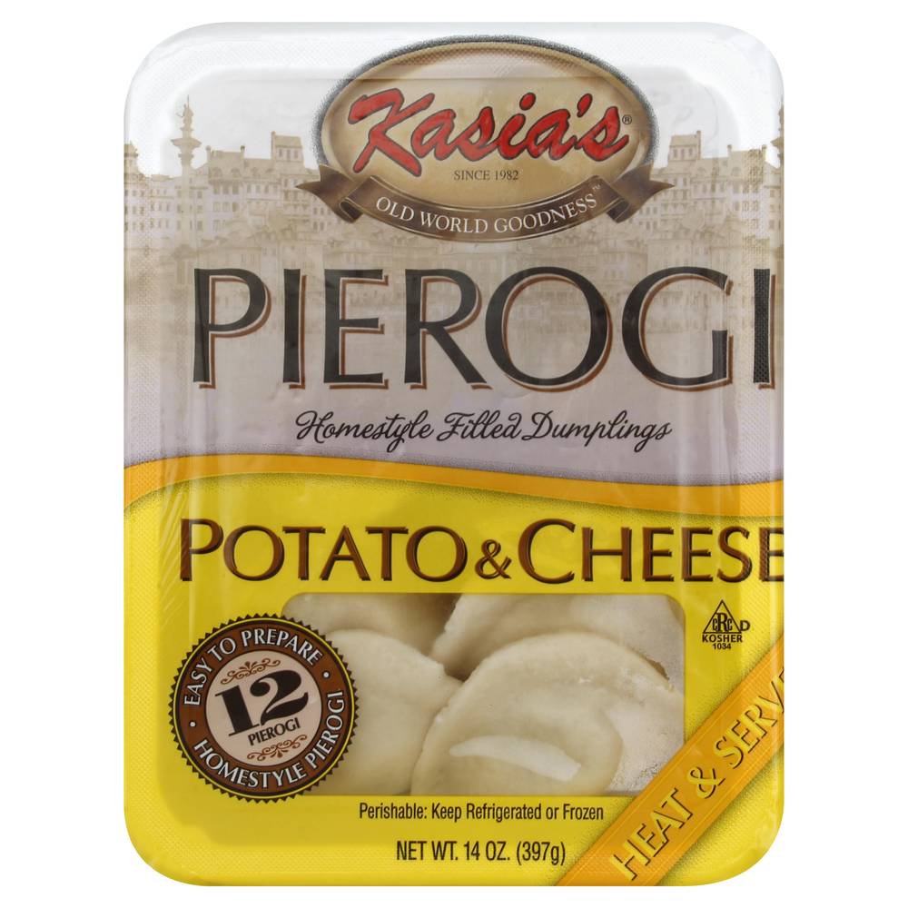 Kasia's Pierogies Potato & Cheese Filled Dumplings (14 oz)