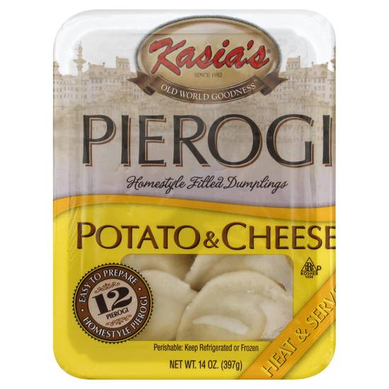 Kasia's Pierogies Potato & Cheese Filled Dumplings (12 pierogies)