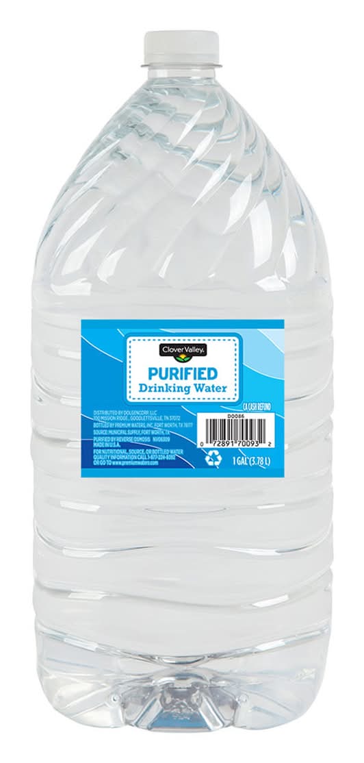 Clover Valley Drinking Water Gallon 1 Ct
