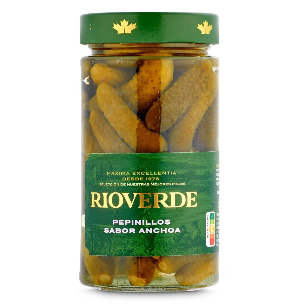 Pepinillo Sabor Anchoa Rioverde Frasco 180 G