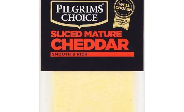 Pilgrims Choice Sliced Mature Cheddar 140g (380901) 