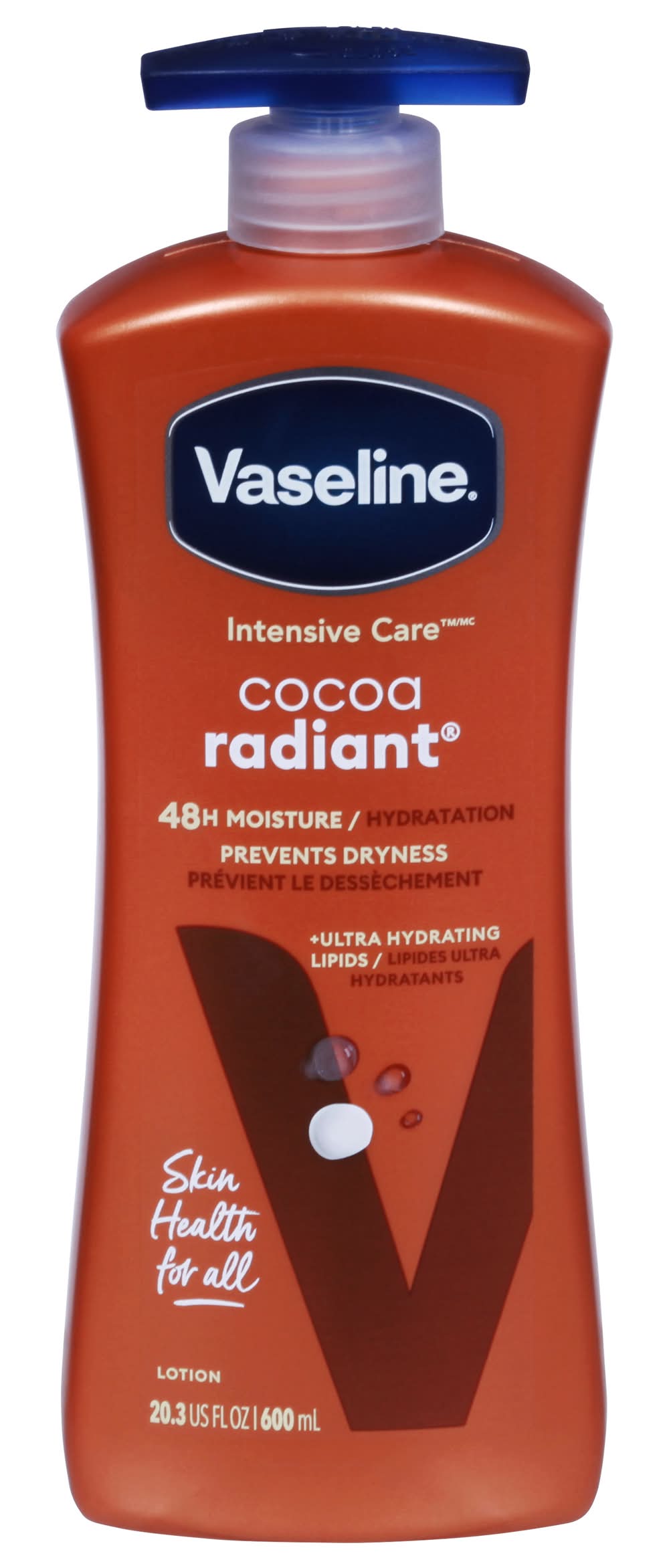 Vaseline Radiant Body Lotion, Cocoa Butter (20.3 fl oz)