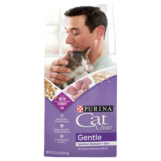 Cat Chow Purina Gentle Sensitive Stomach + Skin Adult Cat Food
