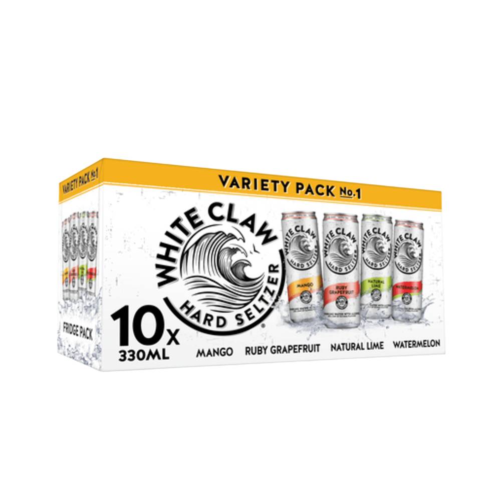White Claw Variety Can 330ml X 10 Pack