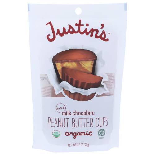 Justin's Organic Mini Milk Chocolate Peanut Butter Cups