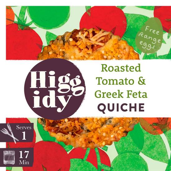 Higgidy Family Kitchen Spinach & Tomato Quiche 155g