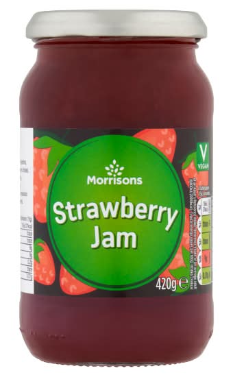 Morrisons Strawberry, Jam (420g)