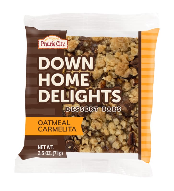 Prairie City Oatmeal Carmelita Down Home Delights 2oz