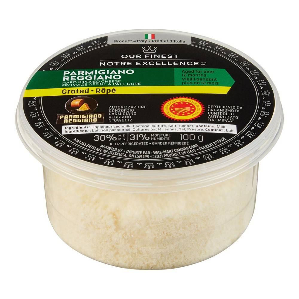 Our Finest Grated Parmigiano Reggiano Cheese (100 g)