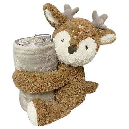 Moon & Stars Plush Deer With Blanket