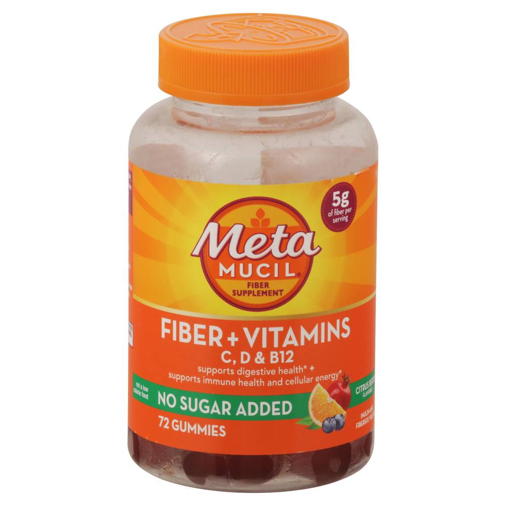 Metamucil Fiber Plus Vitamins Gummies (72 ct)