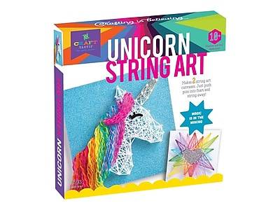 Ann Williams Group Craft-tastic Unicorn String Art Craft Kit, Assorted Colors (CT1852)