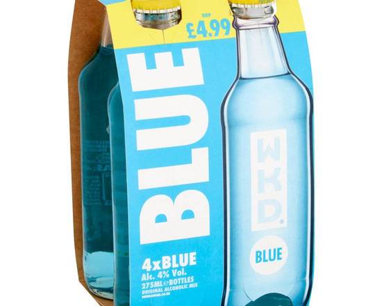 WKD blue 4X275ml bottle