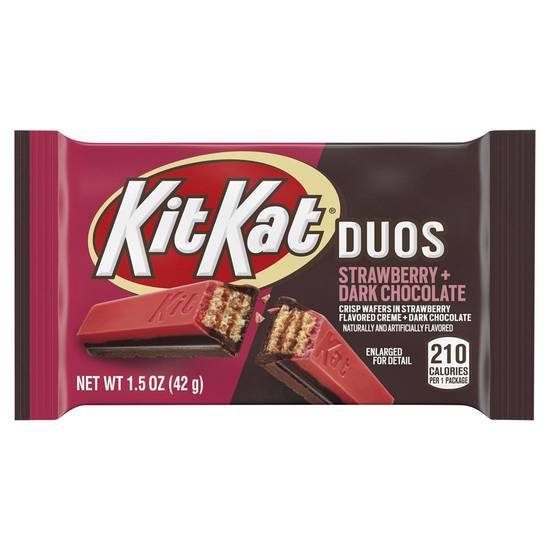 Kit Kat Duos Strawberry + Dark Chocolate Crisp Wafers (1.5 oz)