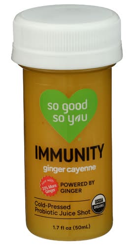 So Good So You Ginger Immunity Probiotic Shot