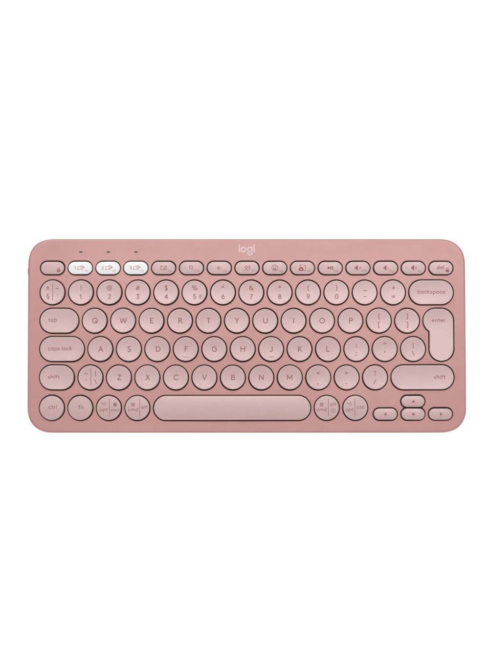 Logtec teclado inalámbrico k380s rosado (1 u)