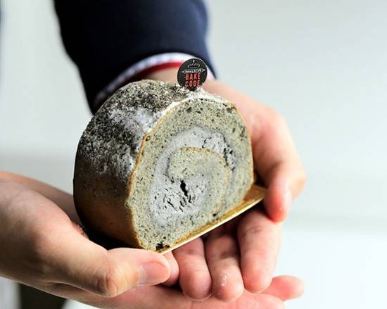 Black Sesame Swiss Roll