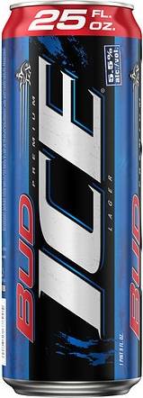 Bud Ice The Big One Premium Lager Beer (24 fl oz)