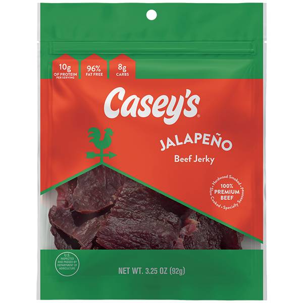 Casey's Jalapeño Beef Jerky 3.25oz