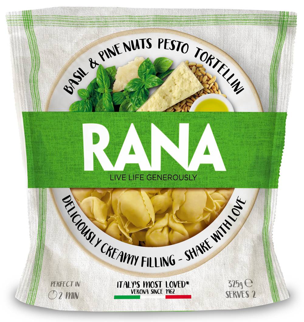 Rana Basil & Pine Nuts Tortellini Fresh Pasta (325g)